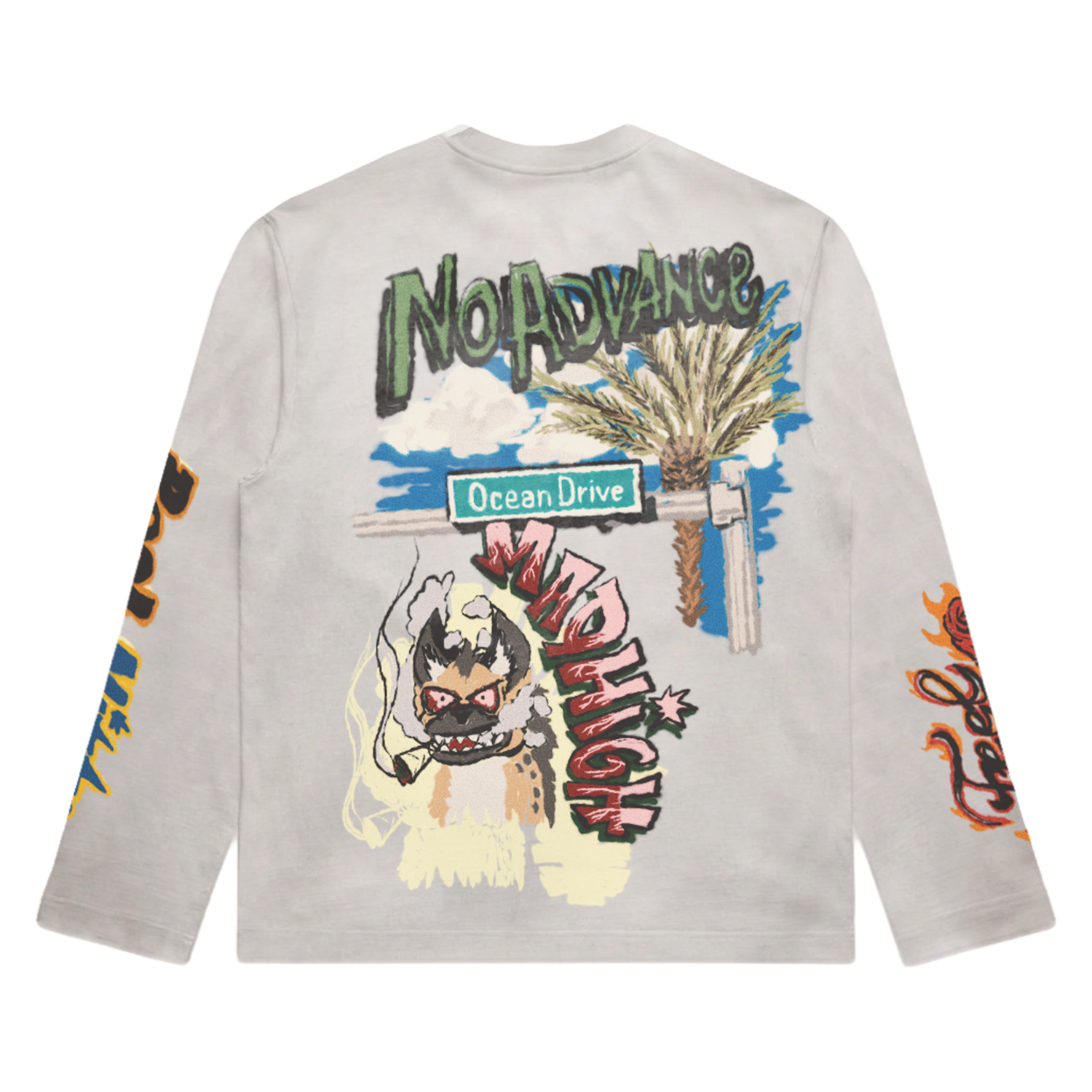SAVAGE MODE 10 YEAR ILLUSTRATION LONG SLEEVE BACK