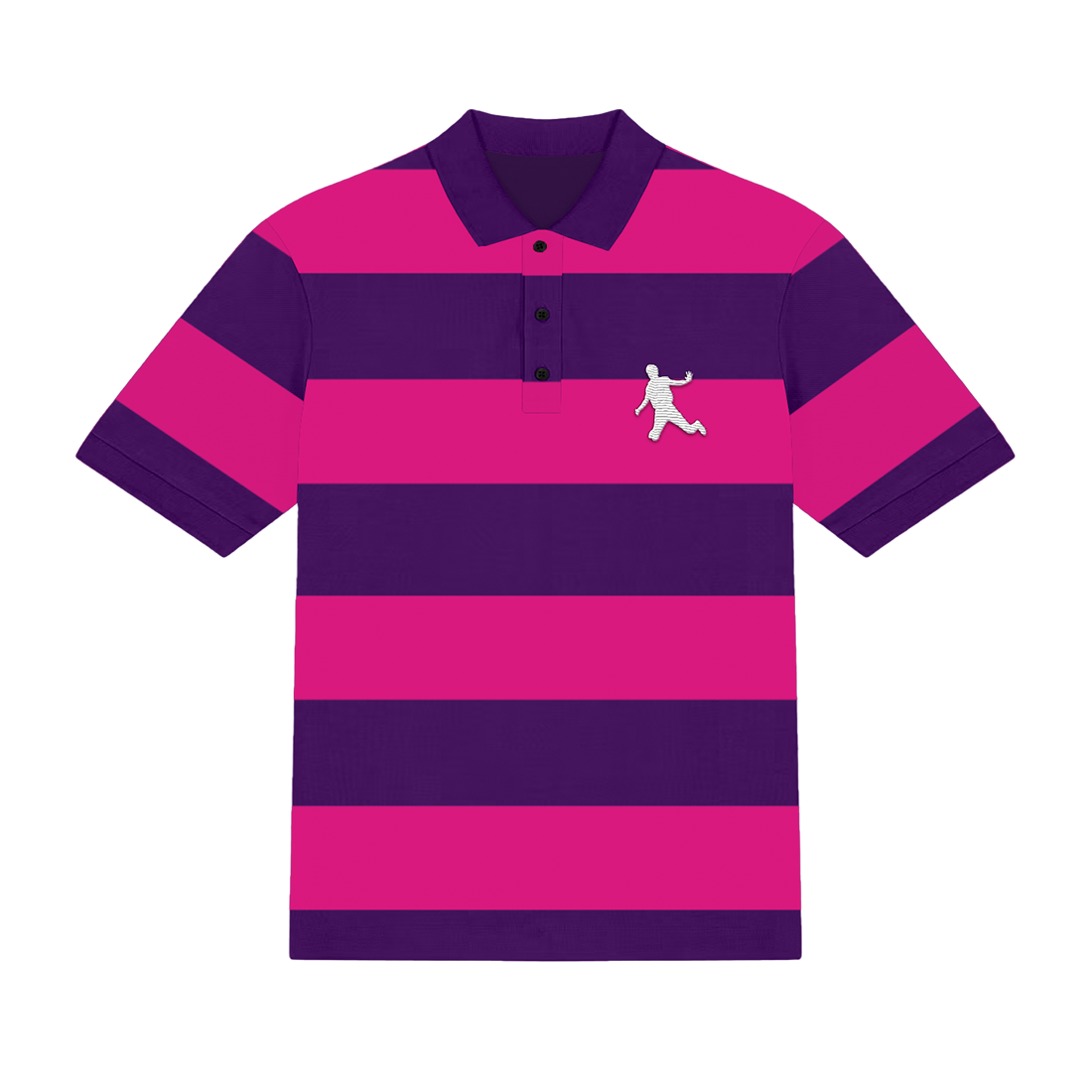 FUTURISTIC ERA PURPLE STRIPED POLO