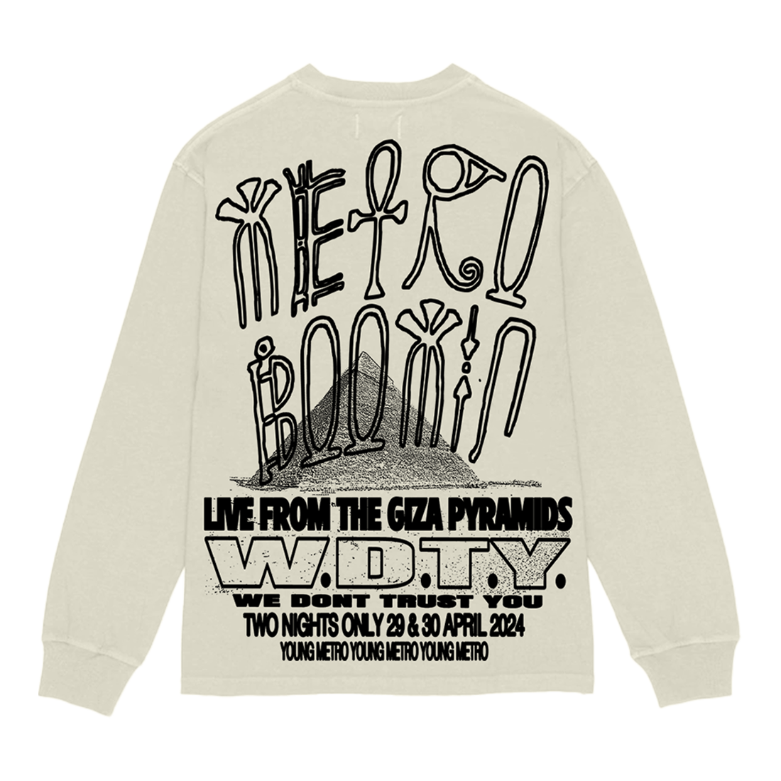 LIVE FROM GIZA LONGSLEEVE BACK