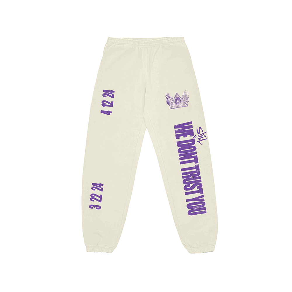 WSDTY SWEATPANTS CREAM