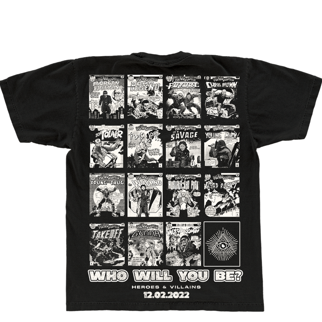 METRO BOOMIN COMIC TEE BACK