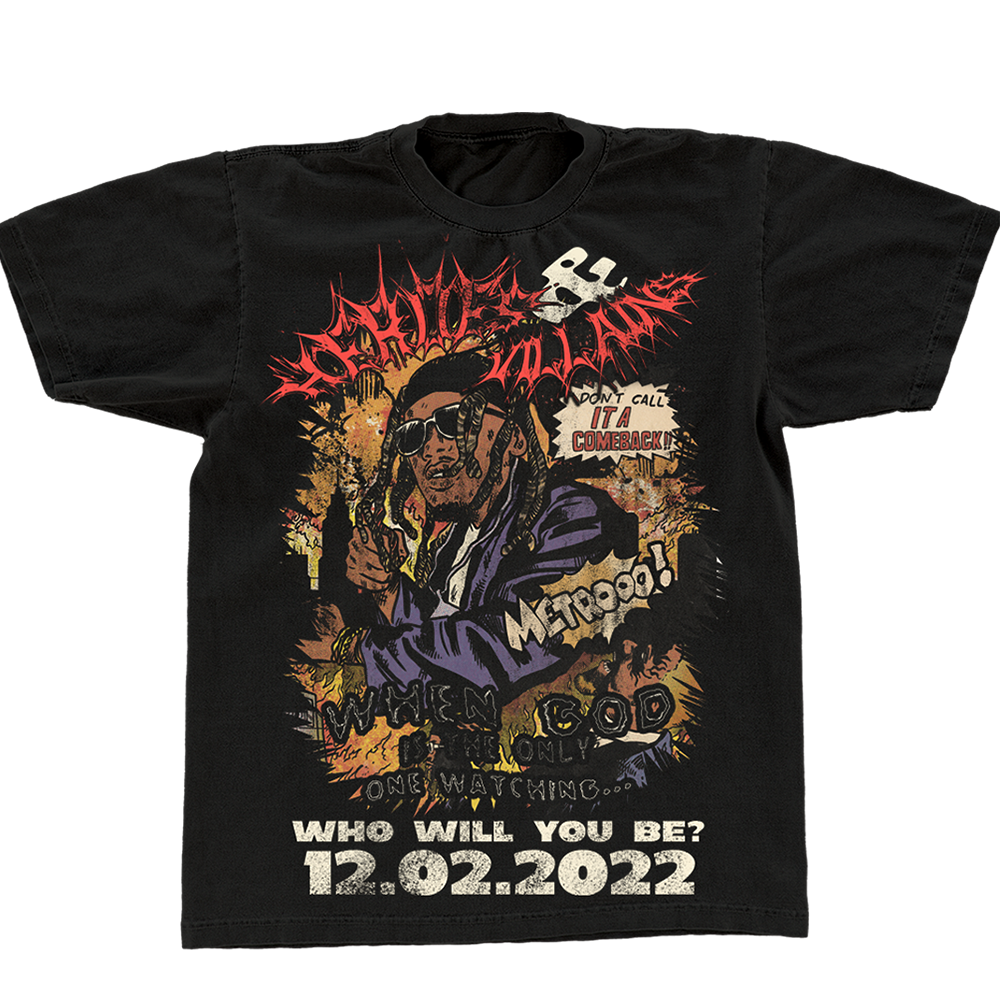 METRO BOOMIN COMIC TEE FRONT